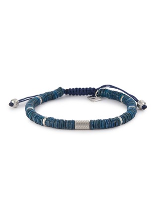 Main View - Click To Enlarge - THOMPSON - Shell Disc Macramé Bracelet