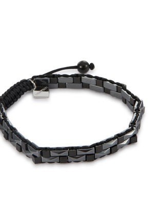 Detail View - Click To Enlarge - THOMPSON - Mini Pyramid Macramé Bracelet