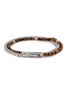 THOMPSON Lucky Clover Double Wrap Beaded Bracelet