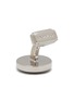 Detail View - Click To Enlarge - THOMPSON - Tambor Button Enamel Palladium Cufflinks