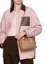 Front View - Click To Enlarge - LOEWE - Cats Mini Flamenco Leather Clutch