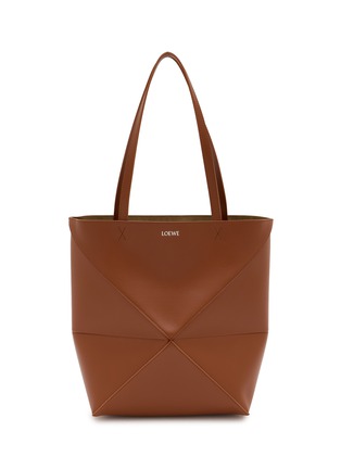 Main View - Click To Enlarge - LOEWE - Medium Puzzle Fold Leather Tote Bag