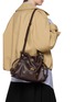 Front View - Click To Enlarge - LOEWE - Cats Medium Flamenco Leather Clutch