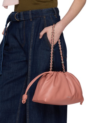 Front View - Click To Enlarge - LOEWE - Medium Flamenco Purse Leather Shoulder Bag