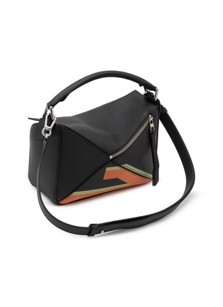 Detail View - Click To Enlarge - LOEWE - X Louis Wain Samll Puzzle Leather Bag