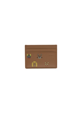 Main View - Click To Enlarge - LOEWE - X Louis Wain Cats Leather Plain Cardholder