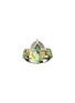 Main View - Click To Enlarge - MING SONG HAUTE JOAILLERIE - Abyssal Whispers Platinum Opal Tsavorite Olivine Sapphire Diamond Ring — HK 13