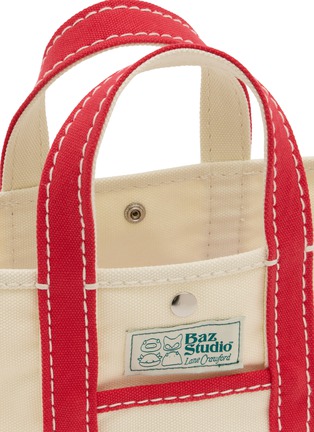 Detail View - Click To Enlarge - BAZ & FRIENDS - Small Canvas Tote Bag