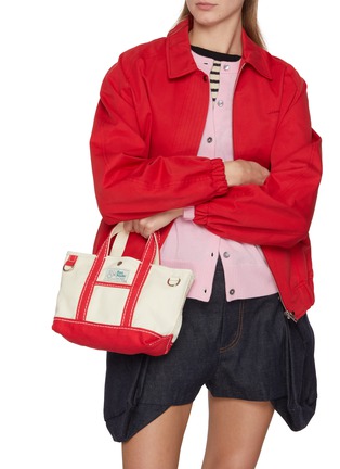 Front View - Click To Enlarge - BAZ & FRIENDS - Small Canvas Tote Bag