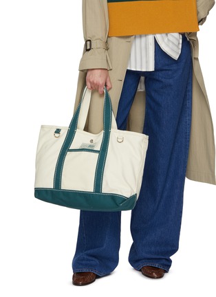 Front View - Click To Enlarge - BAZ & FRIENDS - Large Canvas Tote Bag