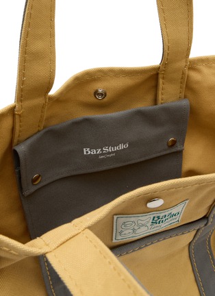 Detail View - Click To Enlarge - BAZ & FRIENDS - Large Canvas Tote Bag