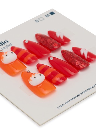 Detail View - Click To Enlarge - BAZ & FRIENDS - Multi-Tasker Mini Press On Nails Set — Medium