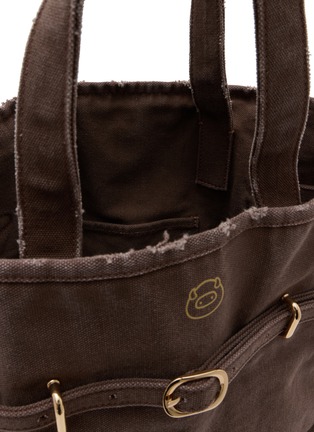 Detail View - Click To Enlarge - BAZ & FRIENDS - Baz Canvas Tote Bag