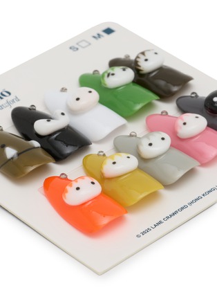 Detail View - Click To Enlarge - BAZ & FRIENDS - Mini Monster Crew Press On Nails Set — Medium