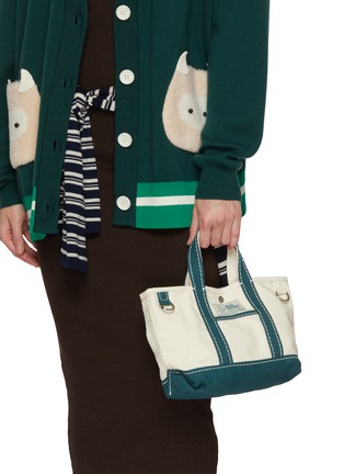 Front View - Click To Enlarge - BAZ & FRIENDS - Small Canvas Tote Bag