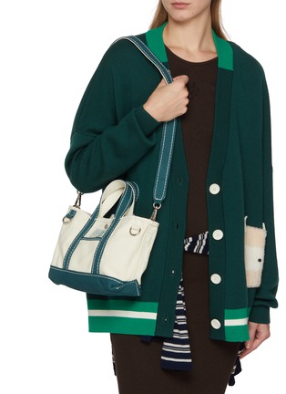 Figure View - Click To Enlarge - BAZ & FRIENDS - Small Canvas Tote Bag