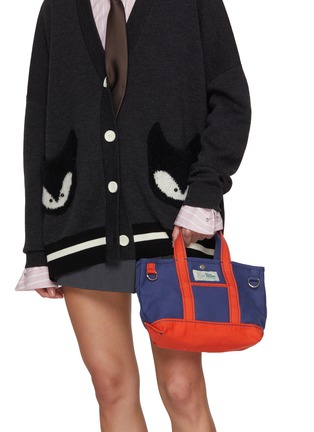 Front View - Click To Enlarge - BAZ & FRIENDS - Small Canvas Tote Bag