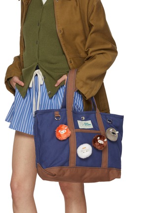 Back View - Click To Enlarge - BAZ & FRIENDS - Large Canvas Tote Bag