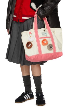 Back View - Click To Enlarge - BAZ & FRIENDS - Large Canvas Tote Bag