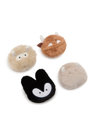 Detail View - Click To Enlarge - BAZ & FRIENDS - Baz, Rox, Max, Mini Baz 4-in-1 Brooch Set