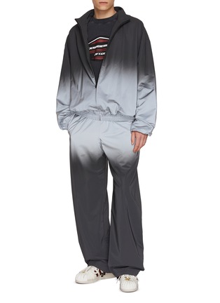 Figure View - Click To Enlarge - ALEXANDERWANG - Reflective Gradient Track Jacket