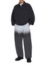 Figure View - Click To Enlarge - ALEXANDERWANG - Reflective Gradient Elasticated Waist Track Pants