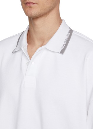  - ALEXANDERWANG - Oversized Cotton Jersey Polo Shirt
