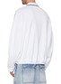 Back View - Click To Enlarge - ALEXANDERWANG - Oversized Cotton Jersey Polo Shirt