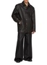 Figure View - Click To Enlarge - ALEXANDERWANG - Rustic Moto Leather Jacket