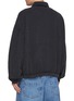 Back View - Click To Enlarge - ALEXANDERWANG - Oversized Long Sleeve Embroidered Logo Cotton Polo Top