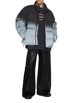 Figure View - Click To Enlarge - ALEXANDERWANG - Reflective Gradient Puffer Jacket