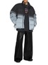 Figure View - Click To Enlarge - ALEXANDERWANG - Reflective Gradient Puffer Jacket