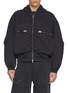 ALEXANDERWANG Cargo Zip Up Cotton Hoodie