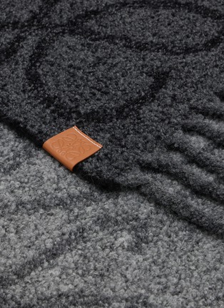 Detail View - Click To Enlarge - LOEWE - Anagram Alpaca Wool Blend Scarf