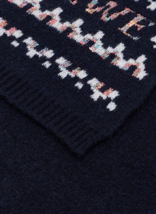 Detail View - Click To Enlarge - LOEWE - Wool Blend Scarf