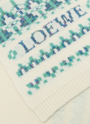 Detail View - Click To Enlarge - LOEWE - Wool Blend Scarf