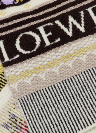 Detail View - Click To Enlarge - LOEWE - Wool Blend Scarf