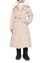 Figure View - Click To Enlarge - FUSALP - Vlavi Faux Fur Collar Belted Down Coat