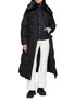 Figure View - Click To Enlarge - FUSALP - Vlavi Epis Jacquard Faux Fur Collar Down Coat