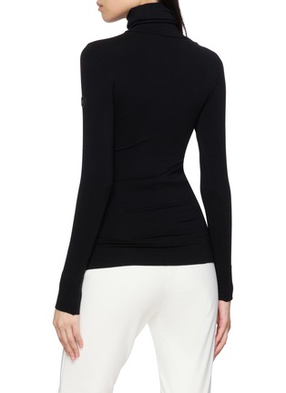 Back View - Click To Enlarge - FUSALP - Alisier II Long Sleeve Thermal Turtleneck Cashmere Blend Top
