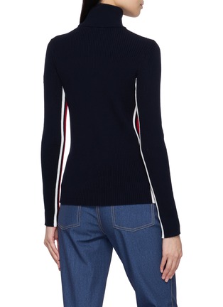 Back View - Click To Enlarge - FUSALP - Benada Half Zip Knit Top