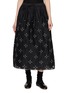 JUPE BY JACKIE Suneli Hand Embroidered Cotton Maxi Skirt
