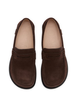 Detail View - Click To Enlarge - LOEWE - Campo Suede Loafers