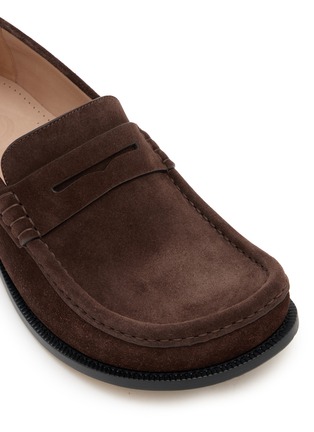 Detail View - Click To Enlarge - LOEWE - Campo Suede Loafers