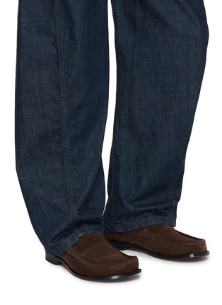 Figure View - Click To Enlarge - LOEWE - Campo Suede Loafers