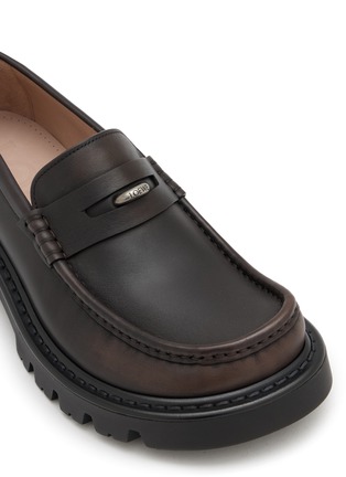 Detail View - Click To Enlarge - LOEWE - Sierra Leather Loafers