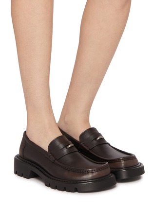 Figure View - Click To Enlarge - LOEWE - Sierra Leather Loafers
