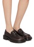 Figure View - Click To Enlarge - LOEWE - Sierra Leather Loafers