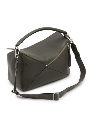 Detail View - Click To Enlarge - LOEWE - Large Puzzle Grained Leather Bag