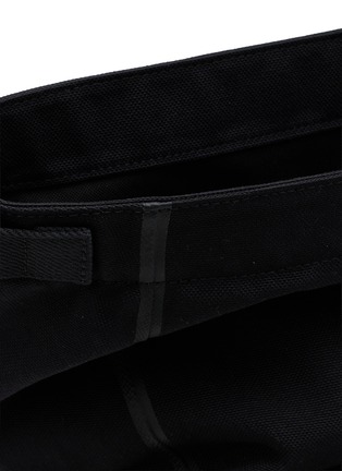 Detail View - Click To Enlarge - LOEWE - Flex Roll Top Canvas Suede Backpack
